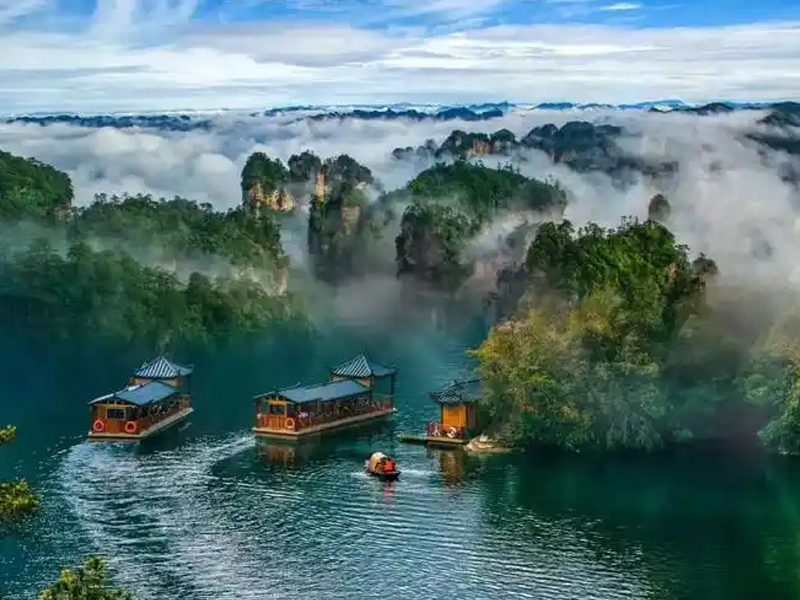 Zhangjiajie Baofeng Lake  - the Dream-like Jasper Lake Fairyland
